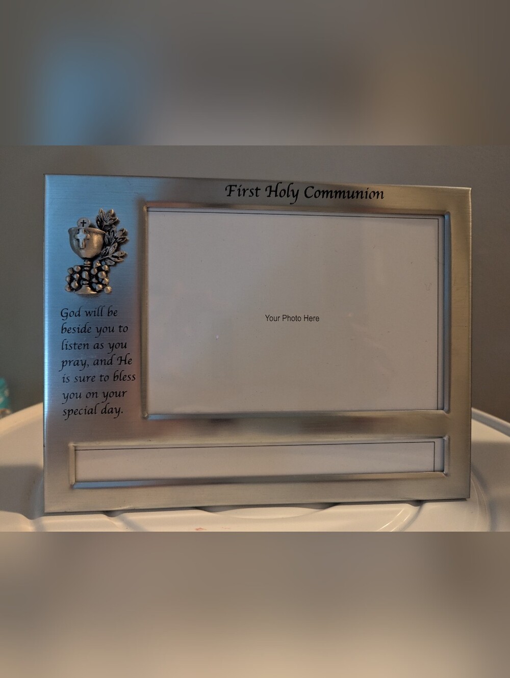 First Holy Communion Silver Photo Frame